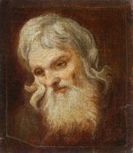G�owa starca, ok. 1760, olej, p��tno