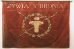 Chor�giew grenadier�w krakowskich ze s�ynnym napisem �ywi� y Broni�